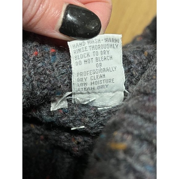 Susann D Size Medium Hand-Knit Wool Blend Multicolor Art-to-Wear Womens Sweater - Picture 10 of 10